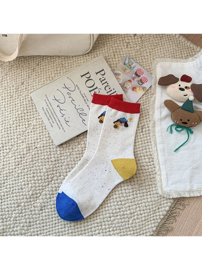 Rufia - Playful Cartoon Crew Socks product image 3
