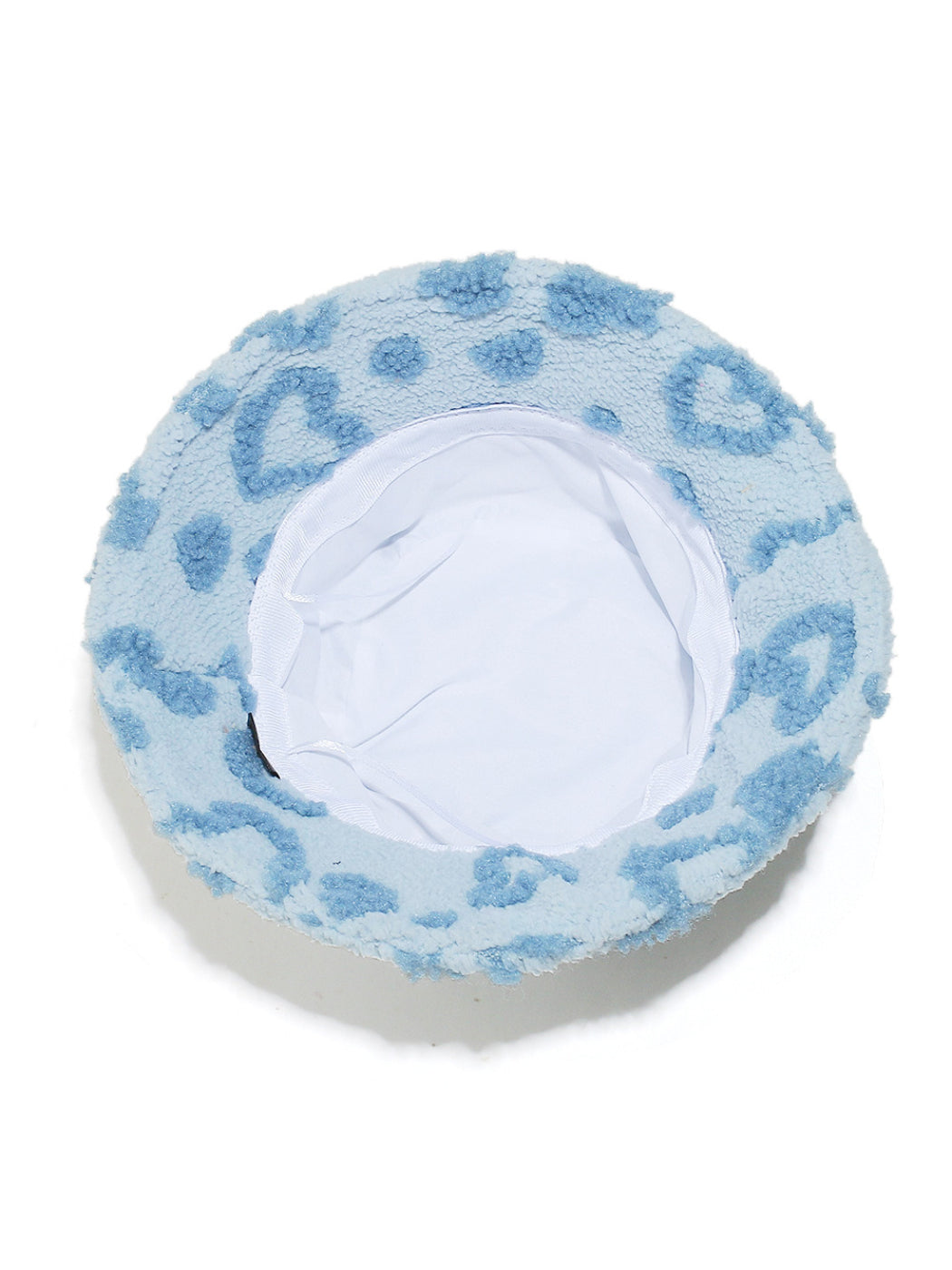 Haila Leopard Texture Fuzzy Bucket Hat