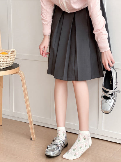 Rufia - Floral Color Block Ankle Socks product image 8