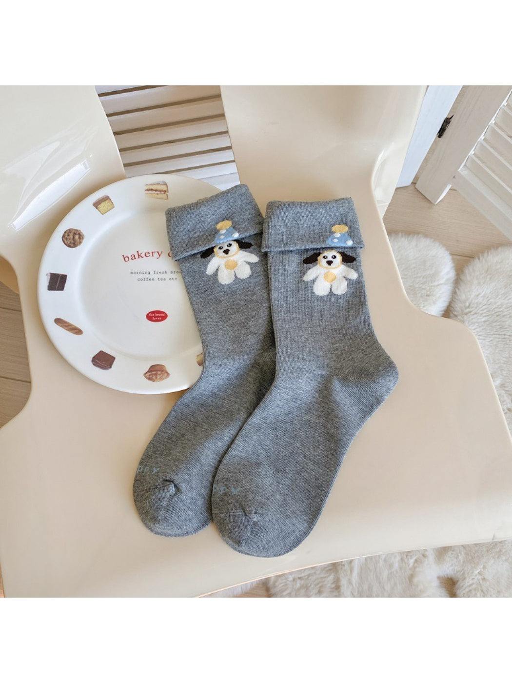Rufia - Foldable Cuff Animal Character Crew Socks product image 5