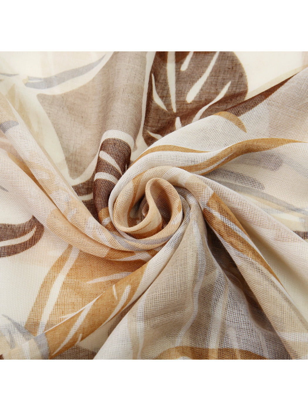 Scarvii – Spring Leaf Print Lightweight Scarf