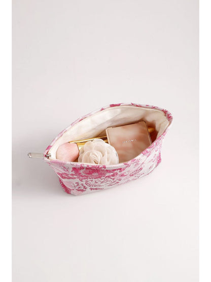 Cosbai - Vintage Floral Cosmetic Bag