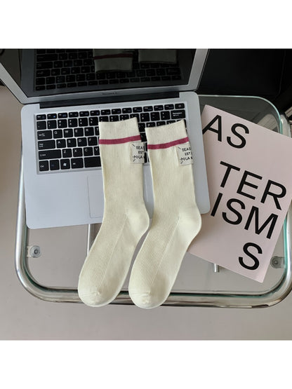 Rufia - Modern Stripe Cuff Crew Socks product image 5