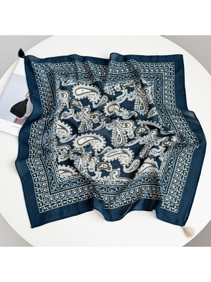 Scarvii - Paisley Border Square Scarf