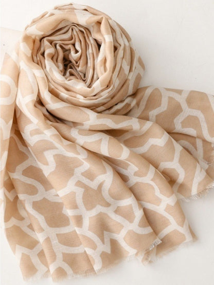 Scarvii - Minimalist Geometric Print Scarf & Shawls