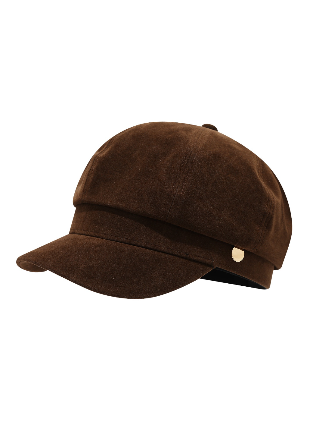 Haila - Vintage Metal Accent Newsboy Cap