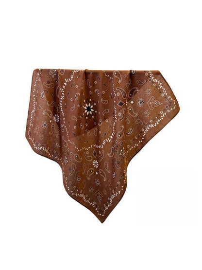 Scarvii - Square Scarf with Paisley Print – Fresh & Vintage