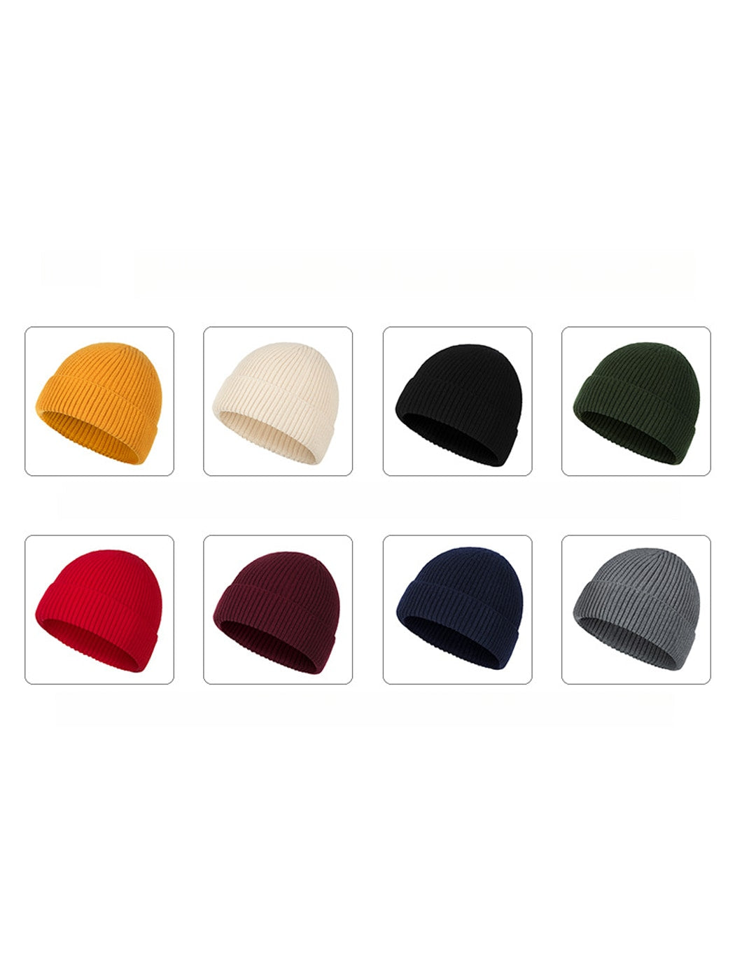 Haila - Classic Ribbed Cuff Beanie