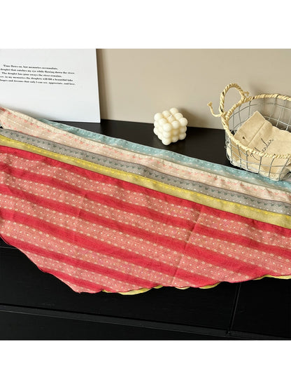 Scarvii - Sweet Floral Stripe Triangle Bandana