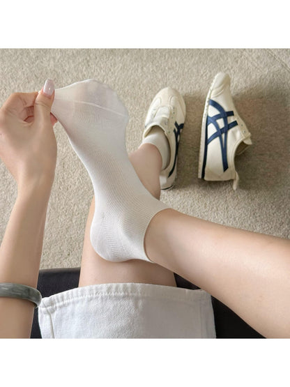 Rufia - Minimal Plain Daily Women's Ankle Socks