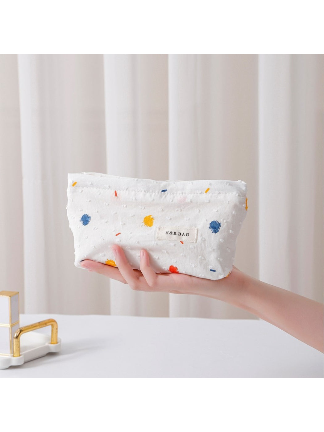 Cosbai - Color Dot Cosmetic Bag