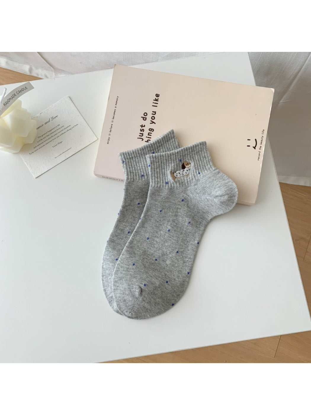 Rufia - Cute Puppy Dot Ankle Socks product image 8
