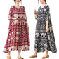 Troposa - Plus Size Boho Dress with Pockets
