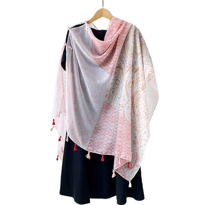 Scarvii - Boho Summer Shawl Scarf With Fringe - 6 Patterns