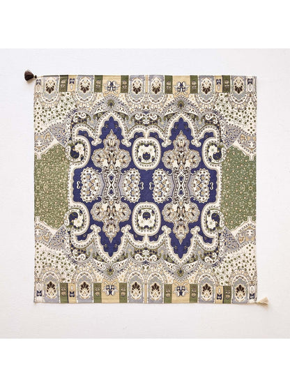 Scarvii Retro Print Workwear Neck Square Scarf product image