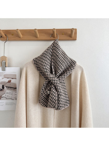 Scarvii - Fuzzy Textured Surface Narrow Scarf