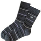 Rufia - Stripe Mid-Calf Capsule Sock with Puppy Patterns