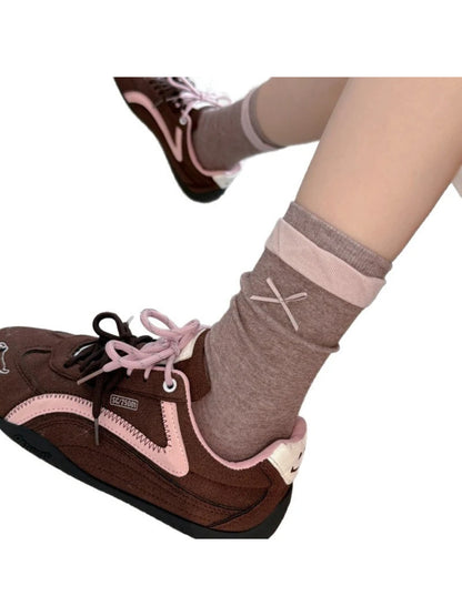 Rufia - Small Bow Detail Crew Socks