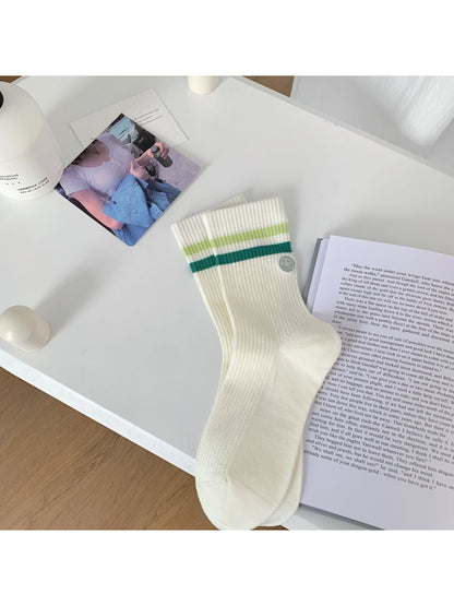 Rufia - Sport Stripe Rib Crew Socks product image 3
