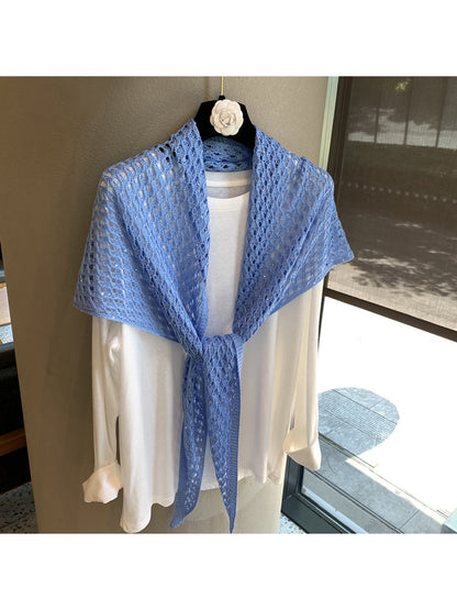Scarvii - Elegant Sheer-Look Drape Shawl Scarf