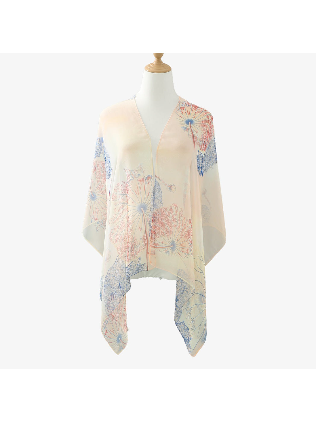 Scarvii - Spring Summer Pastel Floral Scarf