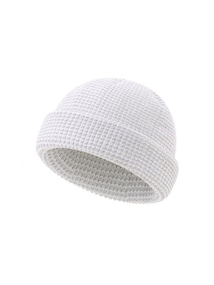 Haila - Classic Textured Knit Cuffed Beanie