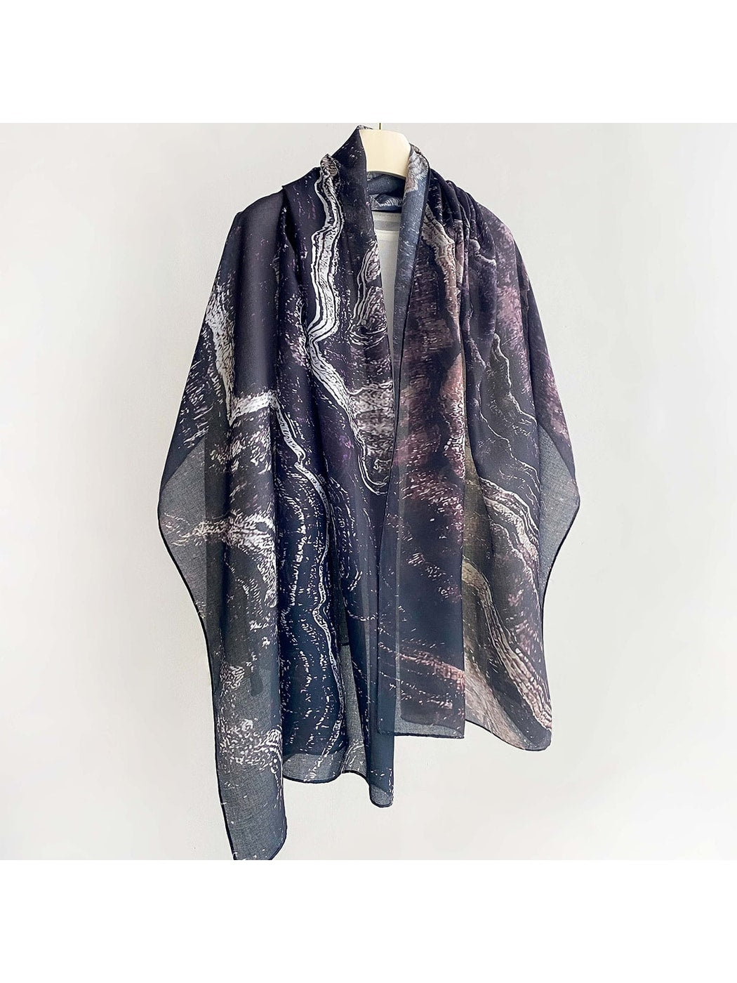 Scarvii - Flowing Floral Print Summer Wrap Scarf