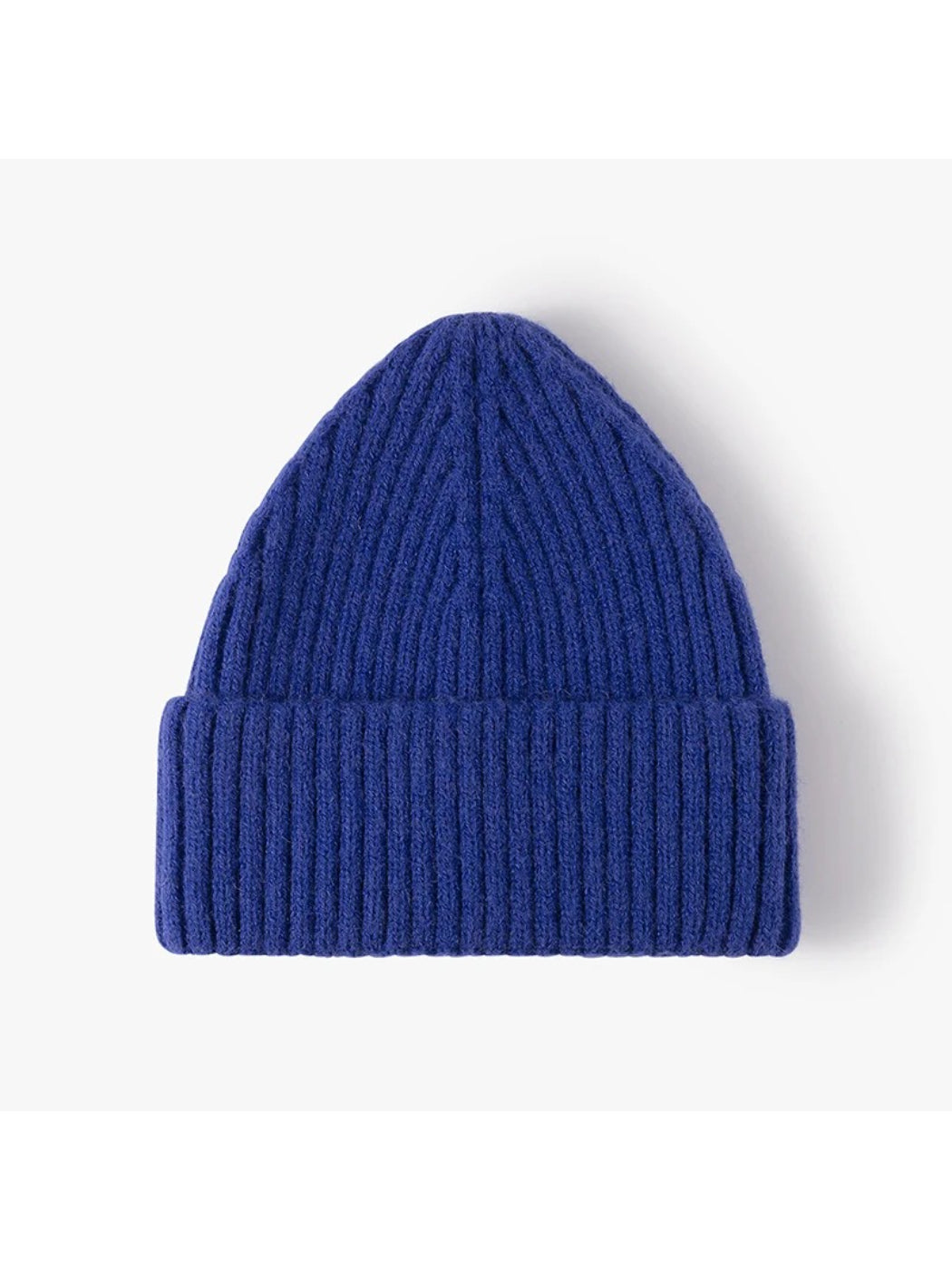 Haila - Solid Rib Knit Cuffed Beanie