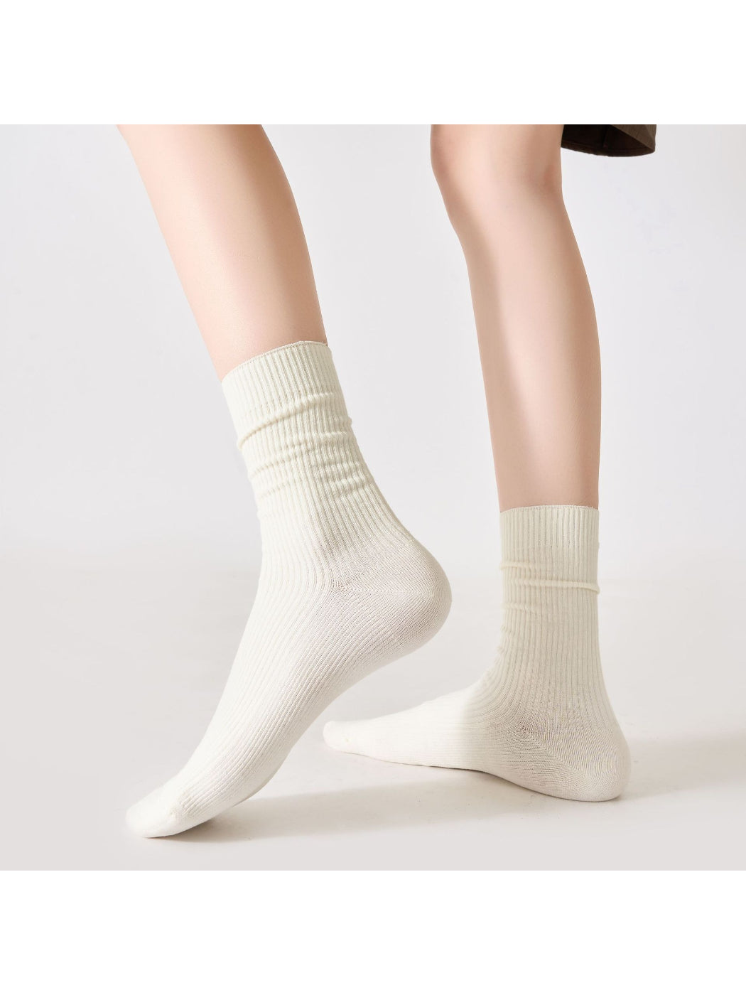 Rufia - Solid Ribbed Crew Socks product image 2