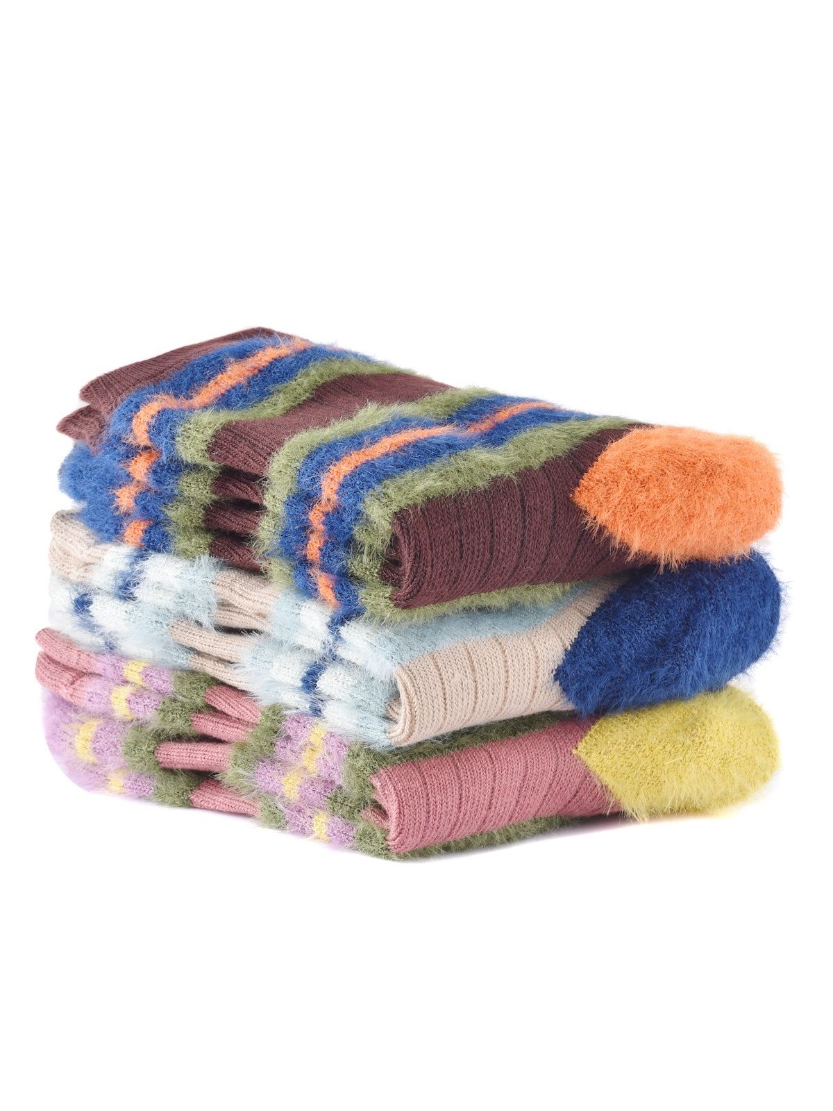 Rufia - Thick Striped Winter Warm Socks