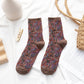 Rufia - 3D Floral Pattern Spring Autumn Mid-Calf Socks