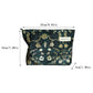 Cosbai dark floral cosmetic bag photographed against a plain background