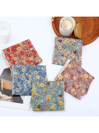 Scarvii - Floral Lace Trim Decorative Triangle Bandana
