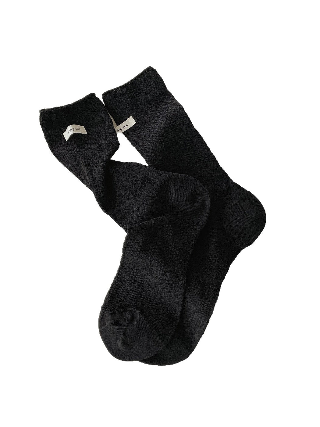 Rufia - Minimal Hollow Out Casual Crew Socks