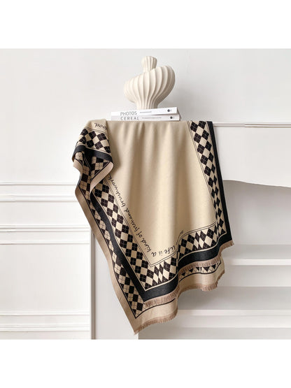 Scarvii – Elegant Checkered Winter Scarf