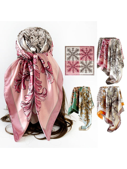 Scarvii - Vintage Baroque Print Square Scarf