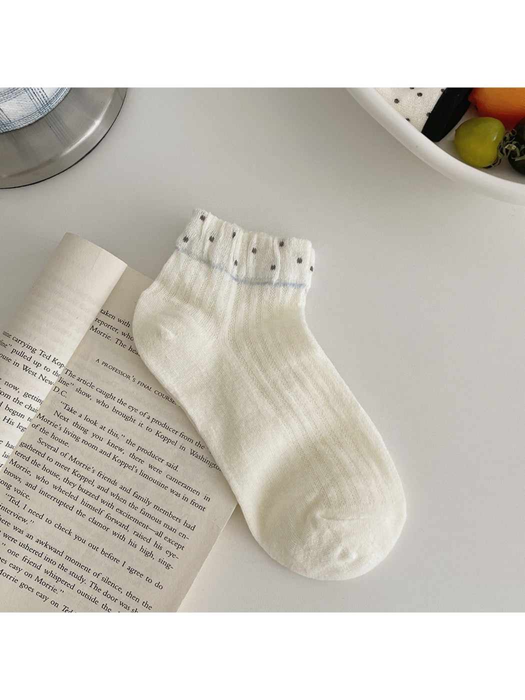 Rufia - Playful Mixed Pattern Ankle Socks