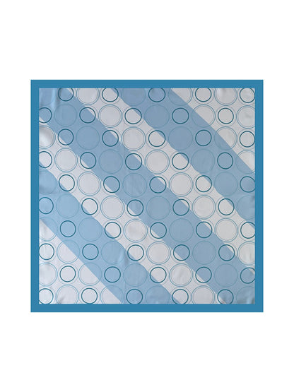 Scarvii - Minimal Circle Print Square Scarf