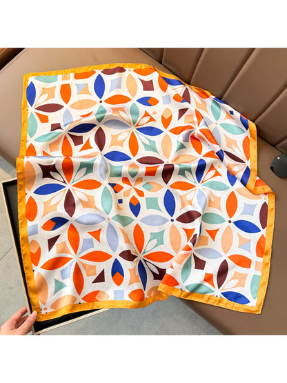 Scarvii Colorful Geometric Square Scarf