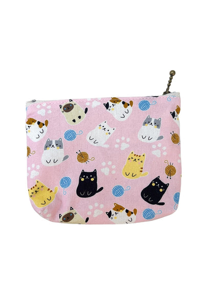 Cosbai coin purse featuring a whimsical cartoon animal face design