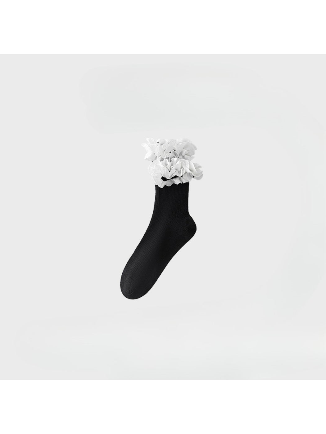 Rufia - Ruffle Trim Ribbed Crew Socks product image 10