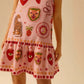 Troposa - Strappy Mini Pink Dress - Playful & Chic