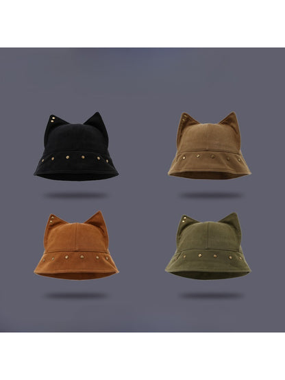 Haila - Textured Knit Bucket Hat