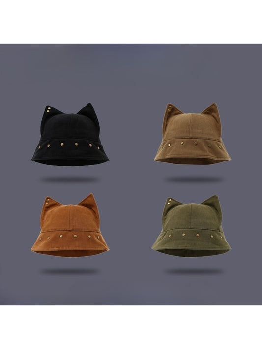 Haila - Textured Knit Bucket Hat