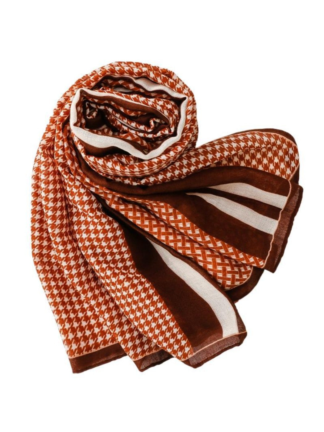Scarvii - Long Travel Scarf with Geometric Pattern