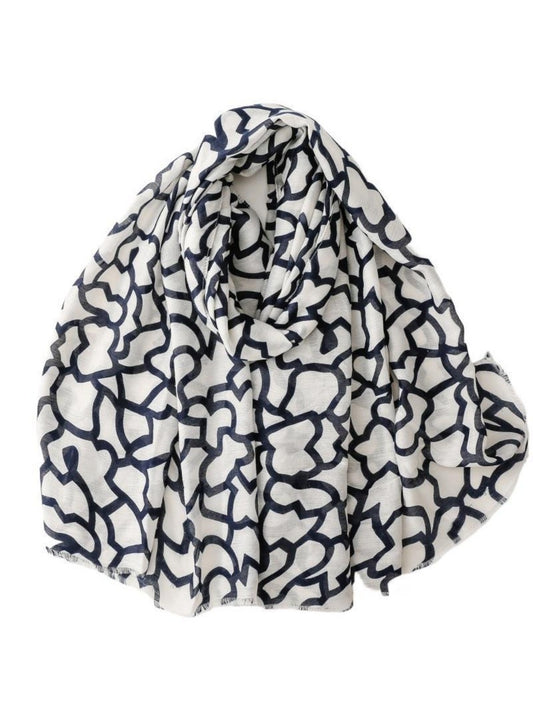 Scarvii - Minimalist Geometric Print Scarf & Shawls