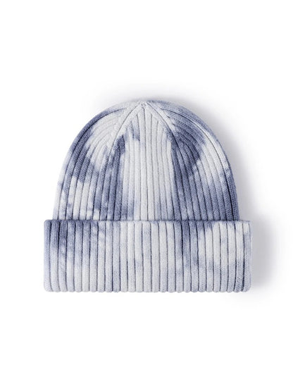 Haila - Tie-Dye Ribbed Cuffed Knit Beanie