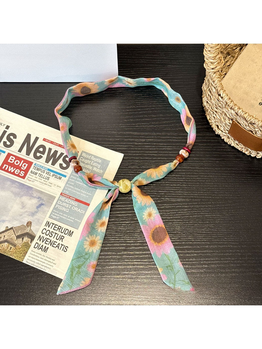 Scarvii - Boho Floral Decorative Print Scarf