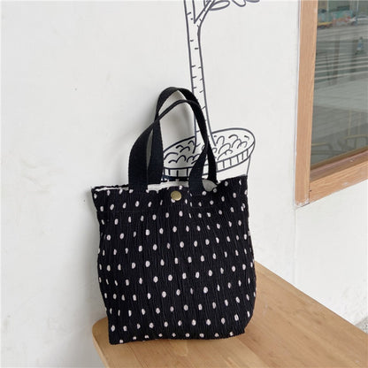 Cosbai - Floral, Geometric, Dots Cute Small Fabric Bag