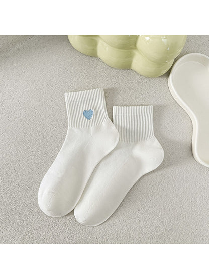Rufia - Simple Heart Motif Ankle Socks product image 7